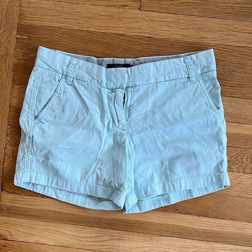 J. Crew Women's Light Blue Cargo Shorts